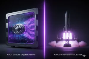 CIO vs. CTO: Qual a Diferença Real e Qual Papel Sua Empresa (ou Carreira) Precisa?